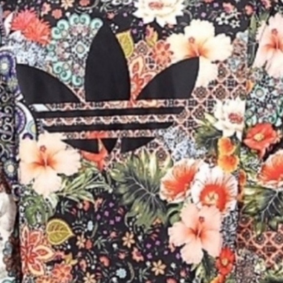 Adidas FARM Rio Jardim Agharta Firebird Floral Track Originals Jacket Size XS - Picture 5 of 13
